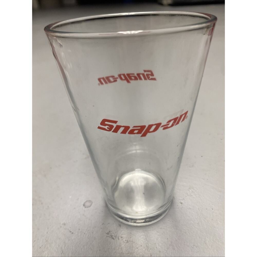 Vintage Snap-On Tools Mens Gift Beer Glass Tools Drinking Glass Used Mens Gift